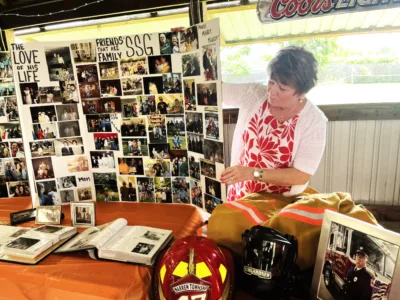 Firefighter’s  service honored